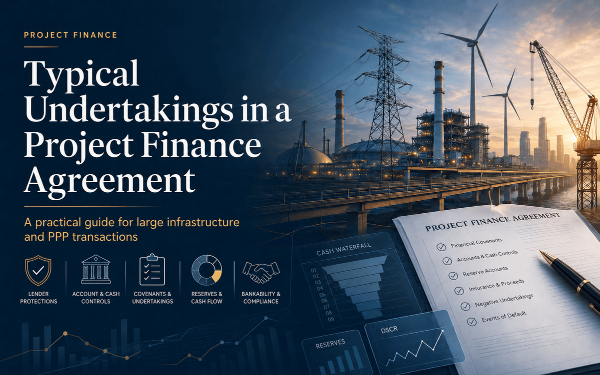 Typical Undertakings in a Project Finance Agreement